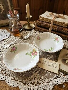 Vintage Empire England "Special Paula" Rose Bowls – Set of 2